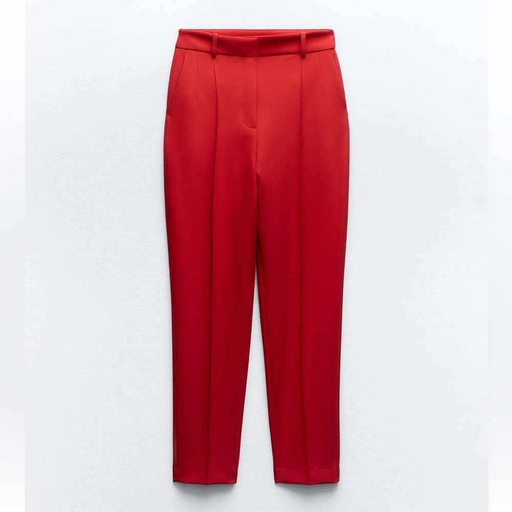 NWT ZARA HIGH WAISTED PANT SMALL REF. 8373/600